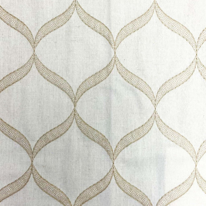 Spirograph Natural by RM CoCo Fabric Inspired Living Vol 7 50% Polyester 40% Cotton 10% Linen See Sample 0 Horizontal: 5.757.75 58  - Fabric Carolina -
