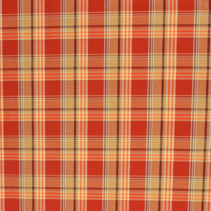 Astaire Plaid Pumpkin Spice by RM CoCo Fabric Inspired Living Vol 8 50% Polyester 50% Cotton See Sample 0 Horizontal: 6.256.25 55  - Fabric Carolina -