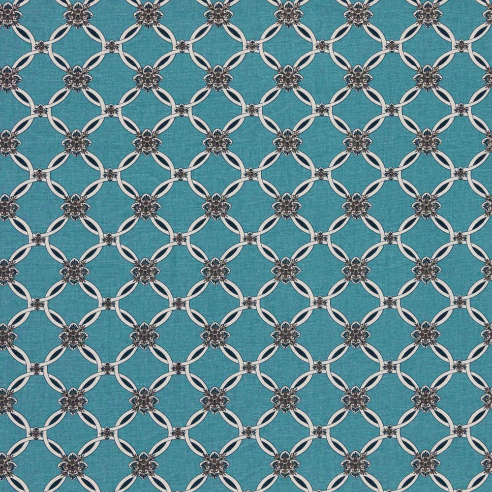 Intertwined Indigo by RM CoCo Fabric Inspired Living Vol 10 100% Cotton See Sample 30000 Horizontal: 2.52.25 62  - Fabric Carolina -