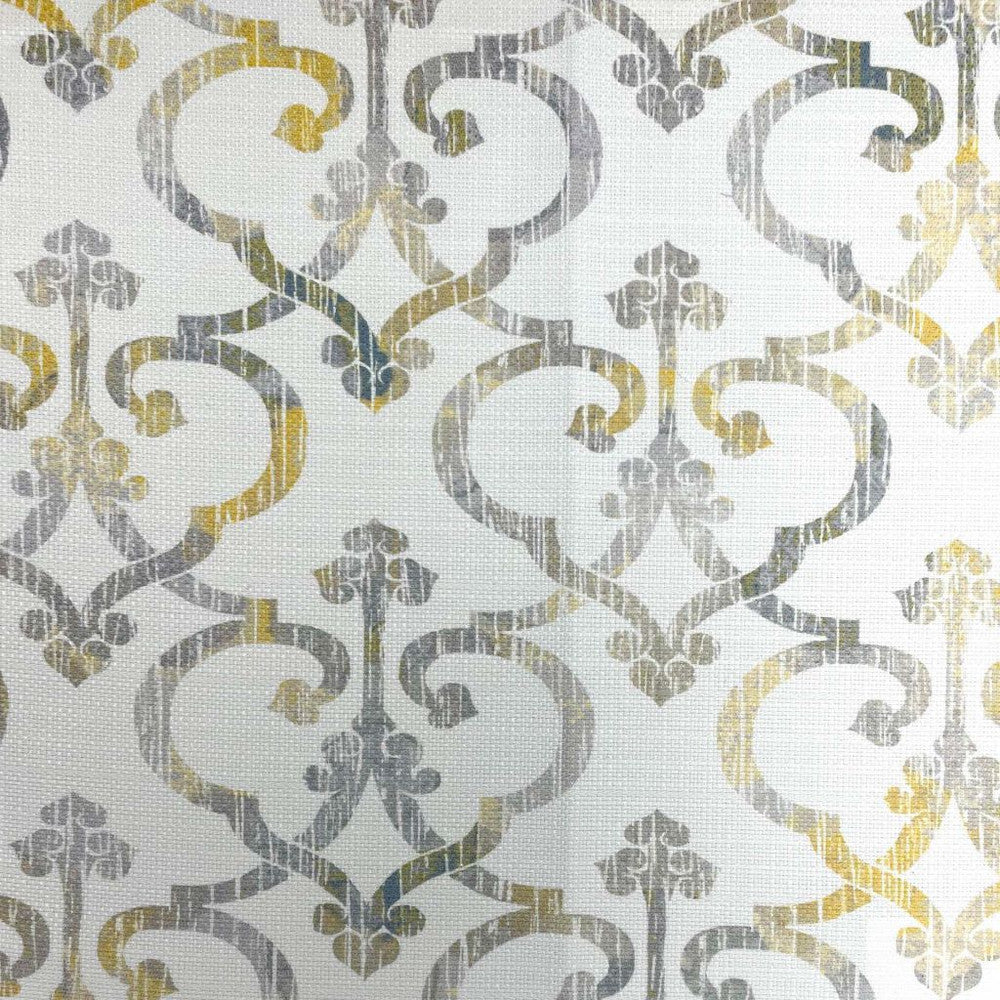 Caprice Scroll Peace by RM CoCo Fabric Inspired Living Vol 8 85% Polyester 15% Cotton See Sample 0 Horizontal: 17.2517.25 54  - Fabric Carolina -