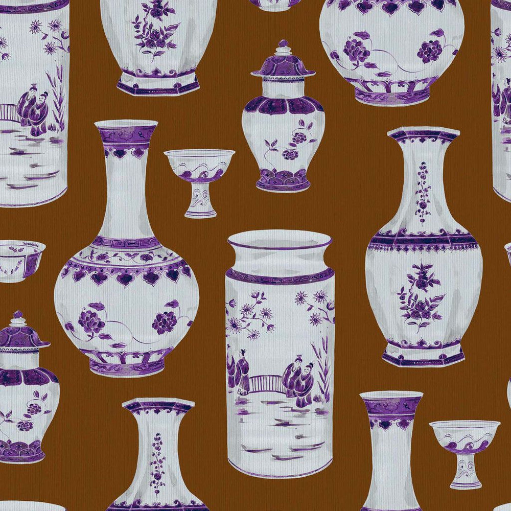 Ming Dynasty Amethyst by RM CoCo Fabric