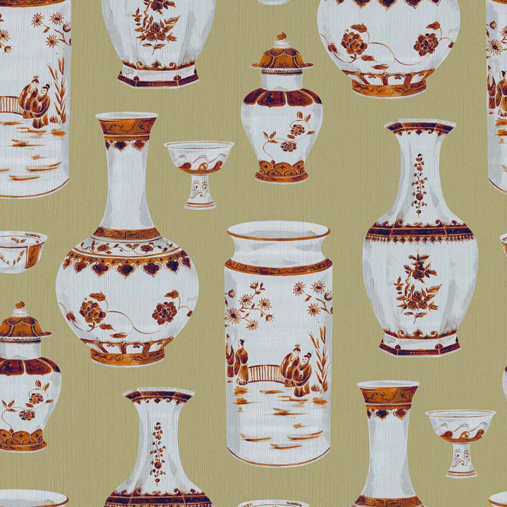 Ming Dynasty Cinnabar by RM CoCo Fabric