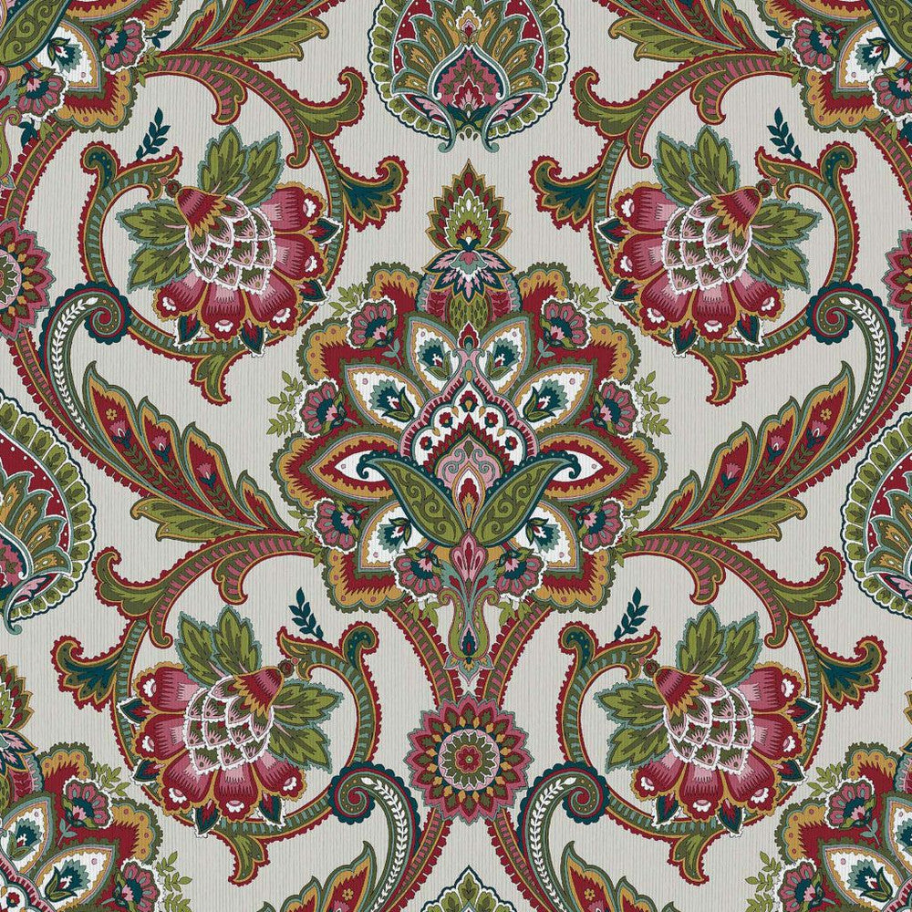 Blickling Garden Damask Multi by RM CoCo Fabric