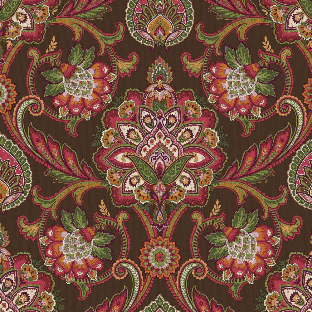 Blickling Garden Damask Rum Raisin by RM CoCo Fabric ColorWorks Fall 2021 RM Studio See Sample 0 Horizontal: 27 and Vertical: 27 0 - Fabric Carolina -