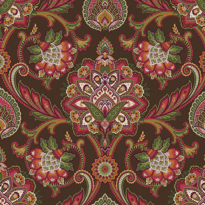 Blickling Garden Damask Rum Raisin by RM CoCo Fabric ColorWorks Fall 2021 RM Studio See Sample 0 Horizontal: 27 and Vertical: 27 0 - Fabric Carolina -