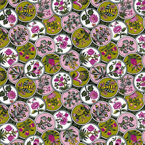 Cloisonné Peony by RM CoCo Fabric