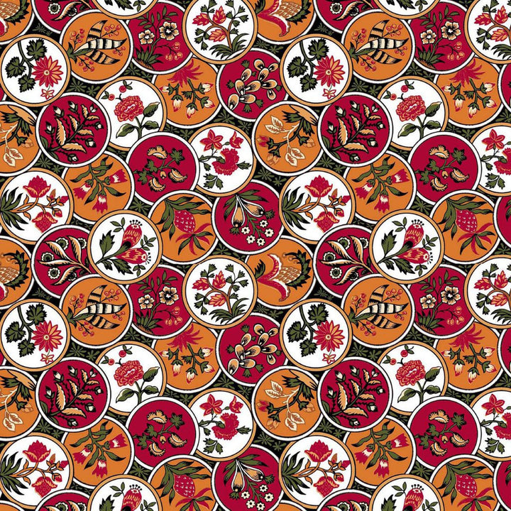 Cloisonné Spice Road by RM CoCo Fabric ColorWorks Fall 2021 RM Studio See Sample 0 Horizontal: 6.75 and Vertical: 6.75 0 - Fabric Carolina -