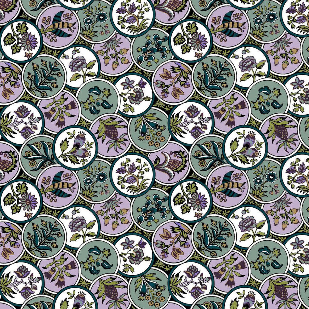 Cloisonné Sugar Plum by RM CoCo Fabric ColorWorks Fall 2021 RM Studio See Sample 0 Horizontal: 6.75 and Vertical: 6.75 0 - Fabric Carolina -