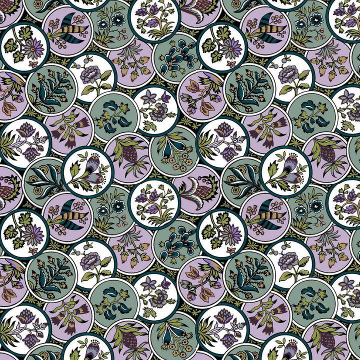 Cloisonné Sugar Plum by RM CoCo Fabric ColorWorks Fall 2021 RM Studio See Sample 0 Horizontal: 6.75 and Vertical: 6.75 0 - Fabric Carolina -