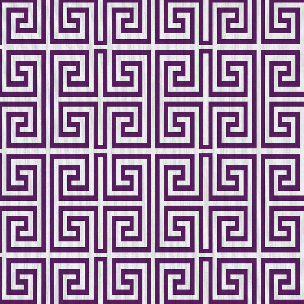 Emperor's Fret Amethyst by RM CoCo Fabric