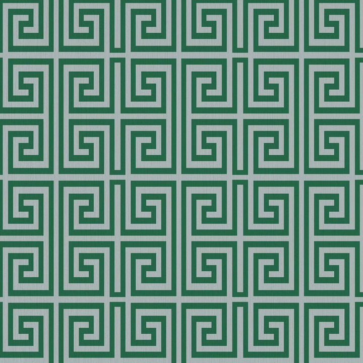 Emperor's Fret Celadon by RM CoCo Fabric