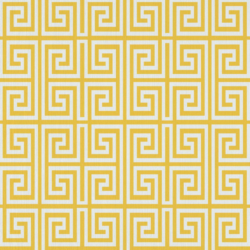 Emperor's Fret Dynasty Yellow by RM CoCo Fabric ColorWorks Fall 2021 RM Studio See Sample 0 Horizontal: 4.5 and Vertical: 4.5 0 - Fabric Carolina -