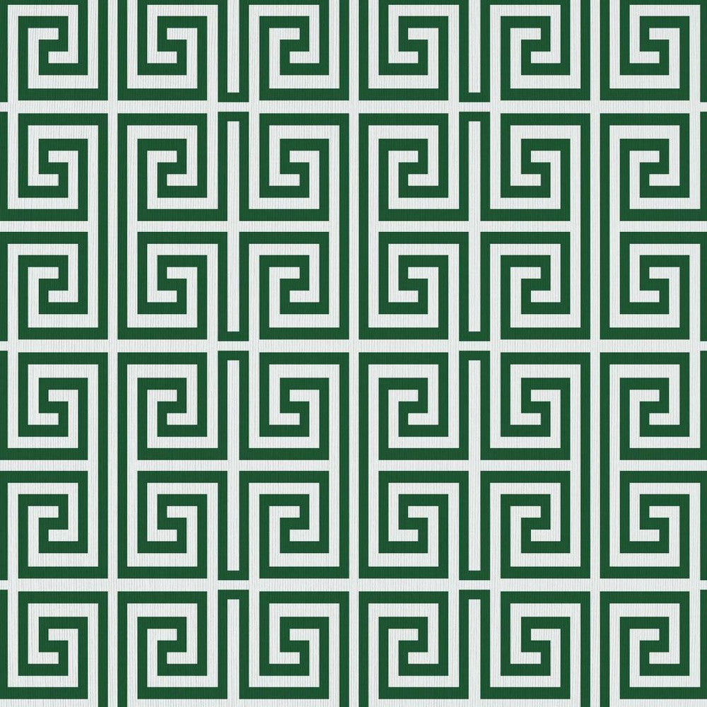 Emperor's Fret Emerald by RM CoCo Fabric