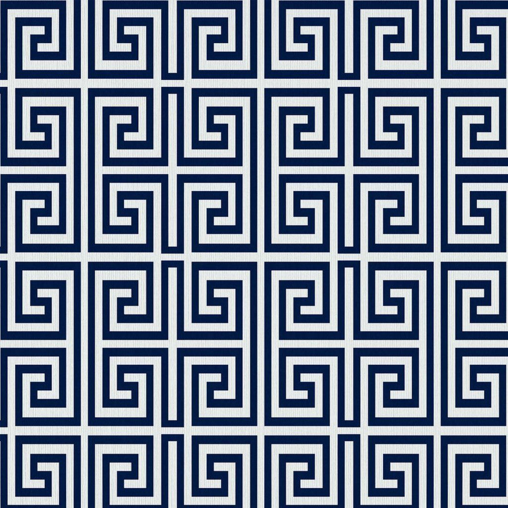 Emperor's Fret Indigo by RM CoCo Fabric ColorWorks Fall 2021 RM Studio See Sample 0 Horizontal: 4.5 and Vertical: 4.5 0 - Fabric Carolina -