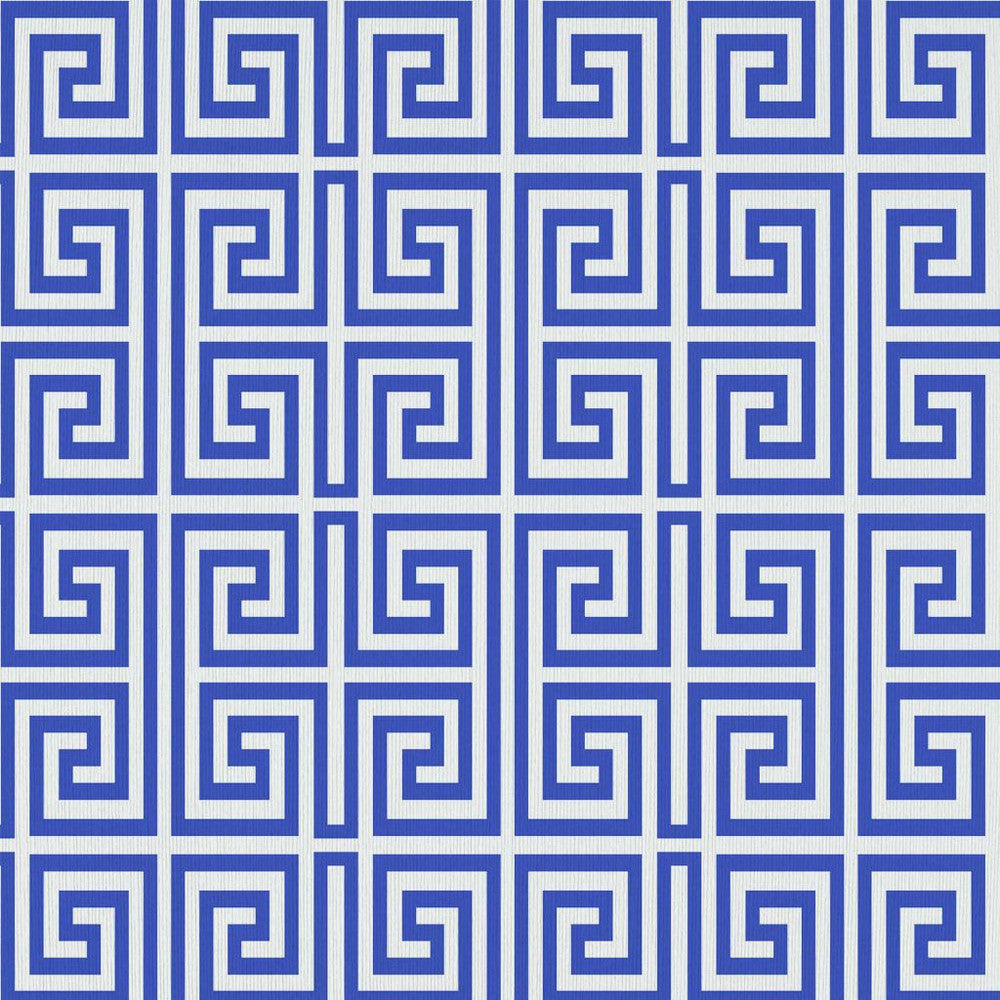 Emperor's Fret Porcelain by RM CoCo Fabric