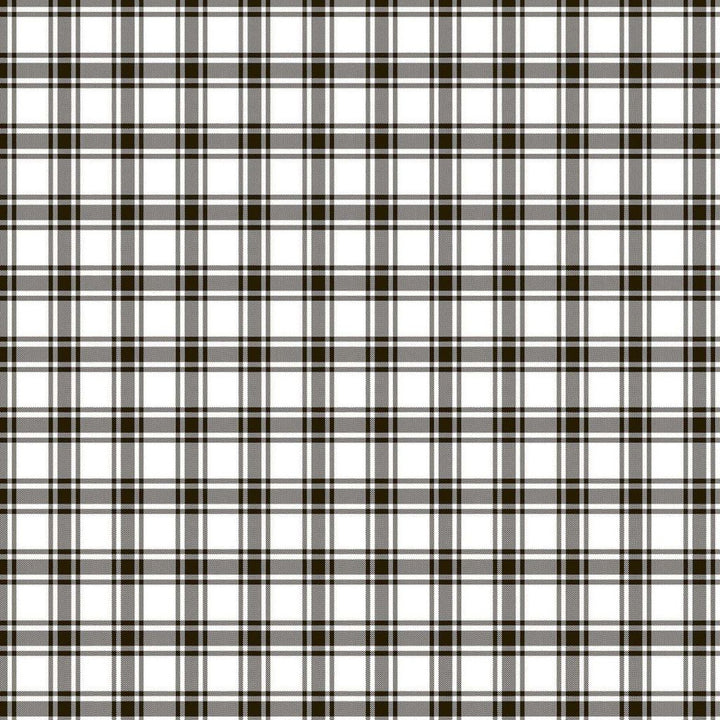 Geneviève Check Charcoal by RM CoCo Fabric