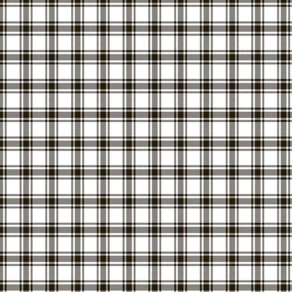 Geneviève Check Charcoal by RM CoCo Fabric
