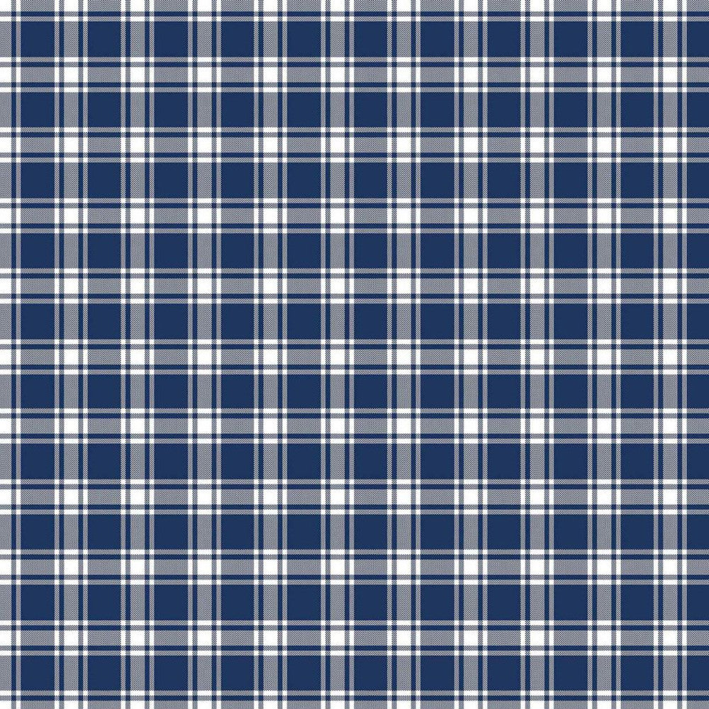 Geneviève Check Cobalt by RM CoCo Fabric ColorWorks Fall 2021 RM Studio See Sample 0 Horizontal: 1.875 and Vertical: 1.875 0 - Fabric Carolina -