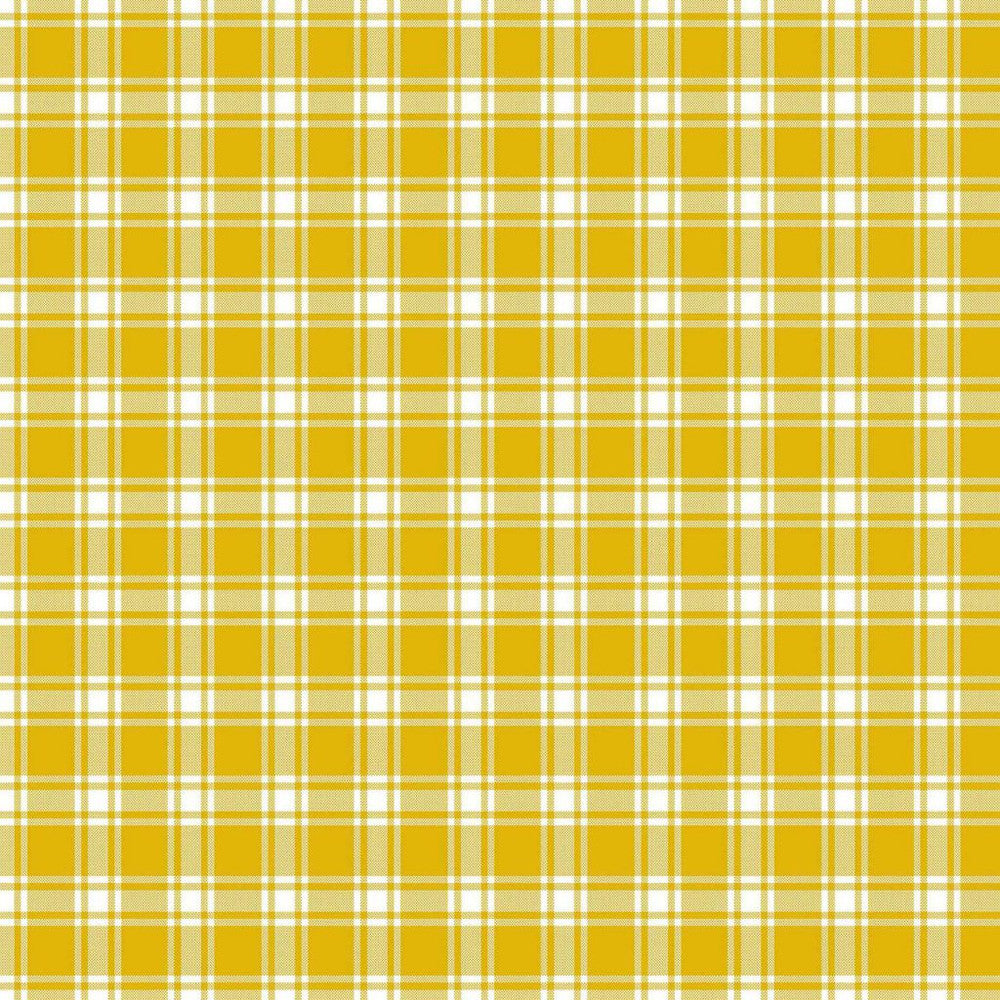 Geneviève Check Forsythia by RM CoCo Fabric