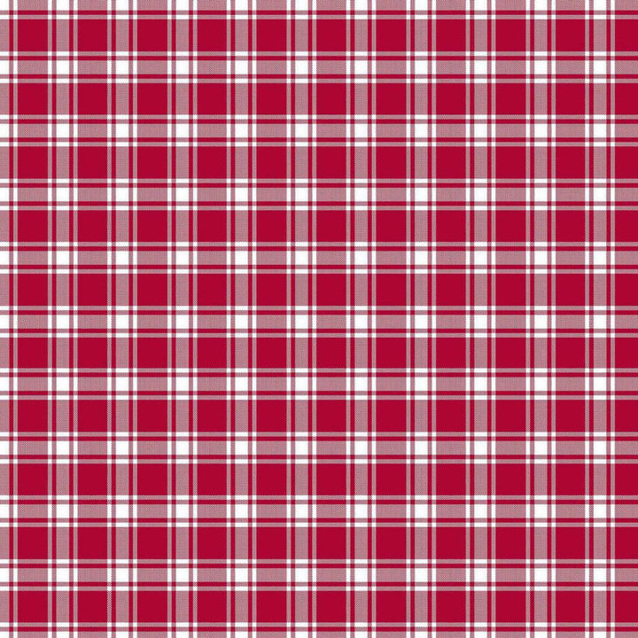 Geneviève Check Garnet by RM CoCo Fabric