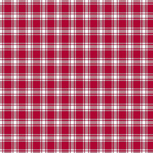 Geneviève Check Garnet by RM CoCo Fabric