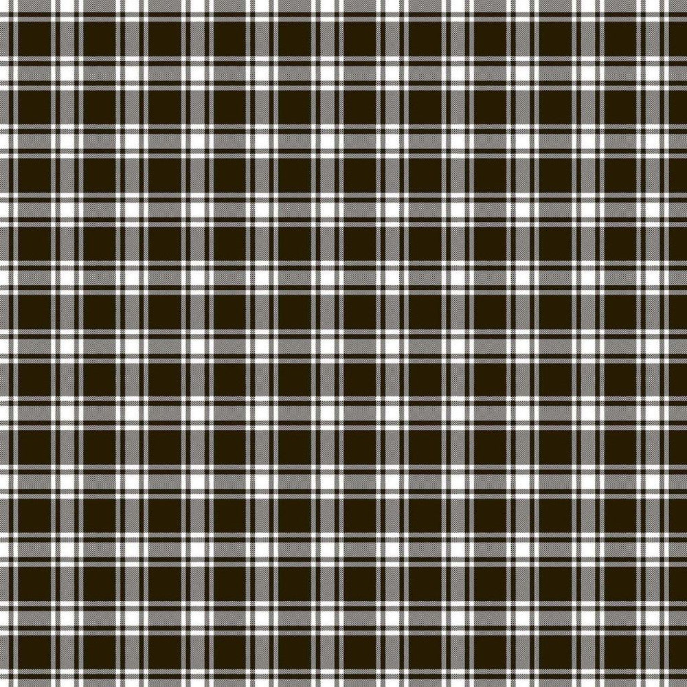 Geneviève Check Graphite by RM CoCo Fabric