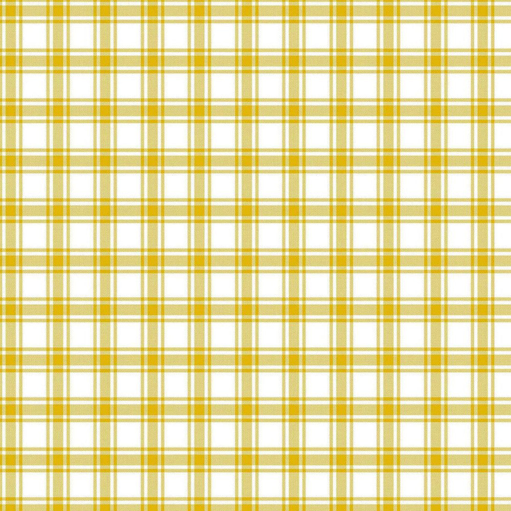 Geneviève Check Jonquil by RM CoCo Fabric