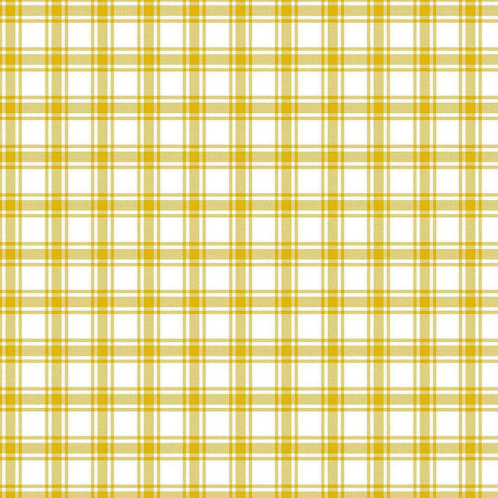 Geneviève Check Jonquil by RM CoCo Fabric