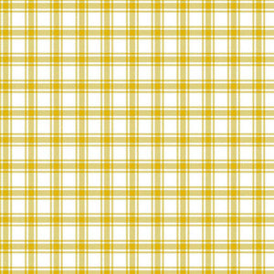Geneviève Check Jonquil by RM CoCo Fabric