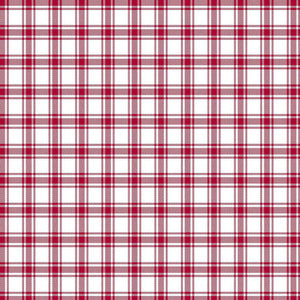 Geneviève Check Maraschino by RM CoCo Fabric