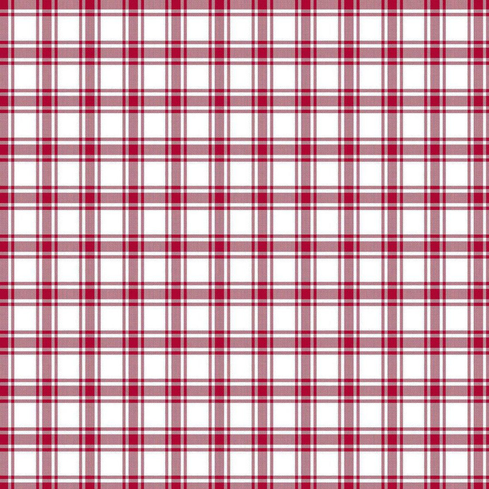 Geneviève Check Maraschino by RM CoCo Fabric