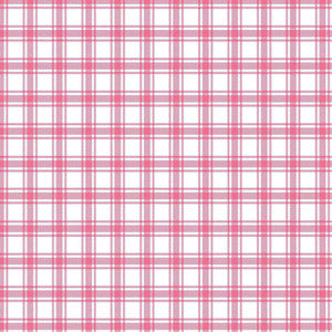 Geneviève Check Peony by RM CoCo Fabric