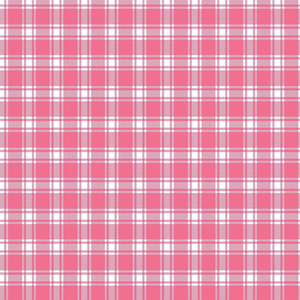 Geneviève Check Rose Quartz by RM CoCo Fabric