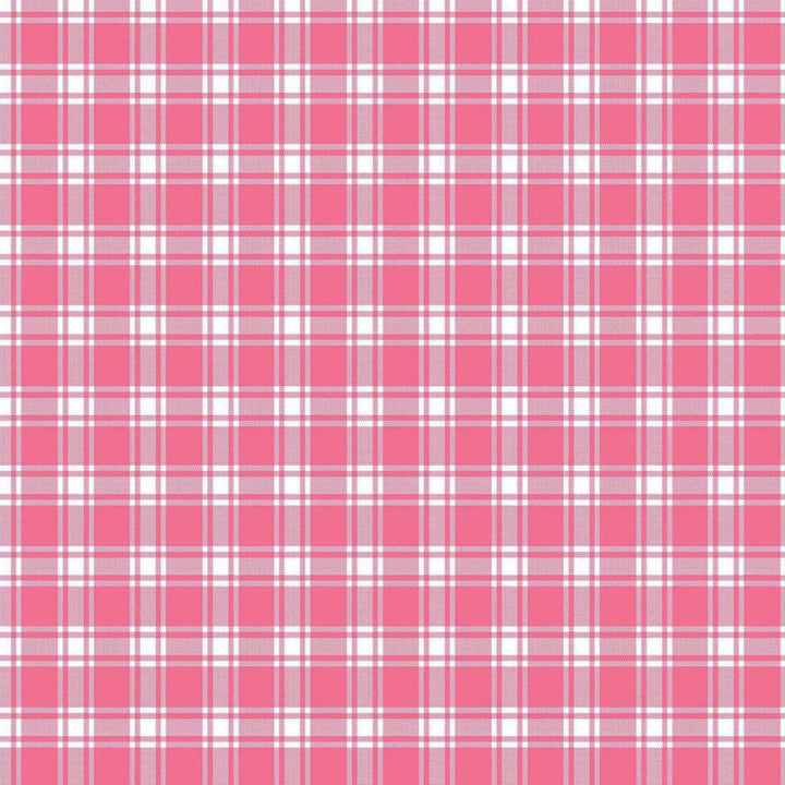 Geneviève Check Rose Quartz by RM CoCo Fabric