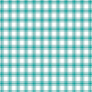 Geneviève Check Sea Glass by RM CoCo Fabric