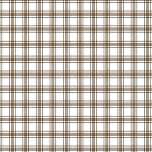Geneviève Check Toffee by RM CoCo Fabric