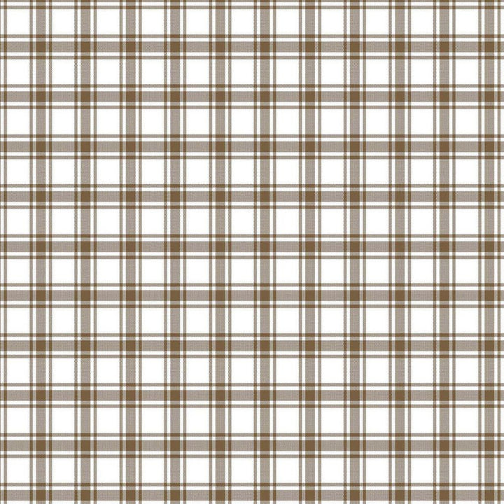 Geneviève Check Toffee by RM CoCo Fabric