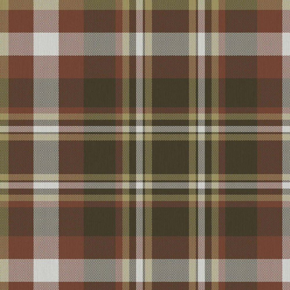 Ipswich Plaid Chestnut by RM CoCo Fabric ColorWorks Fall 2021 RM Studio See Sample 0 Horizontal: 9 and Vertical: 9 0 - Fabric Carolina -