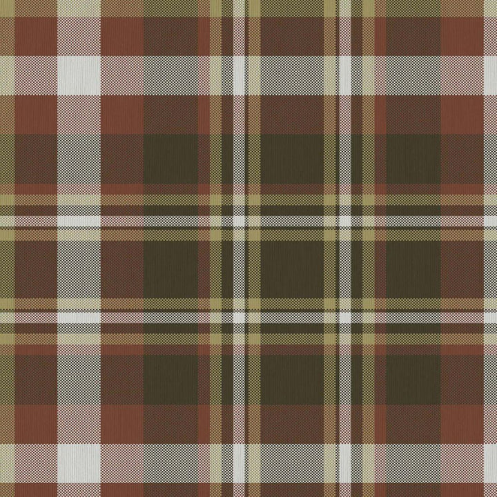 Ipswich Plaid Chestnut by RM CoCo Fabric ColorWorks Fall 2021 RM Studio See Sample 0 Horizontal: 9 and Vertical: 9 0 - Fabric Carolina -