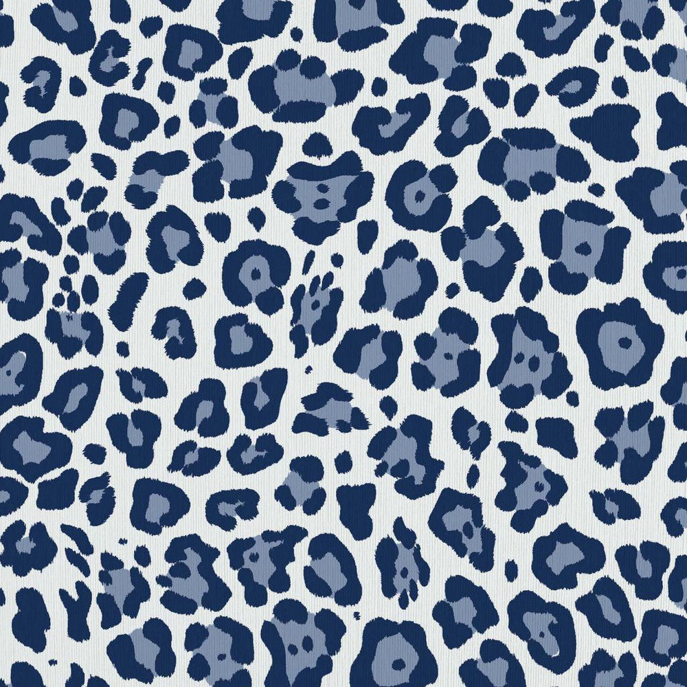 Leopard Dance Cornflower by RM CoCo Fabric ColorWorks Fall 2021 RM Studio See Sample 0 Horizontal: 9 and Vertical: 9 0 - Fabric Carolina -