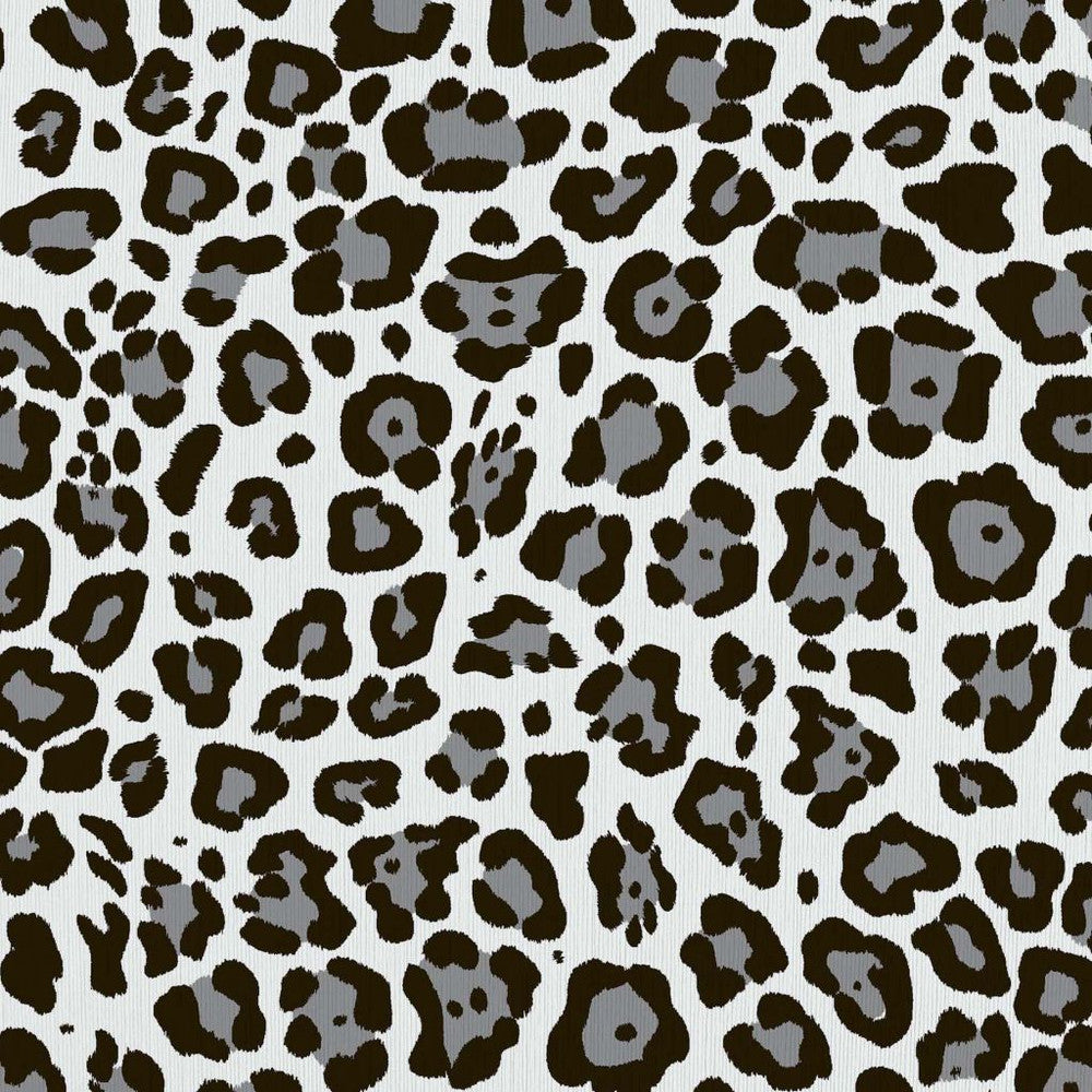 Leopard Dance Graphite by RM CoCo Fabric