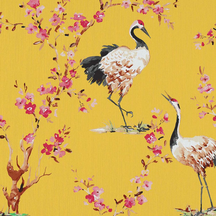 Manchurian Imperial Yellow by RM CoCo Fabric ColorWorks Fall 2021 RM Studio See Sample 0 Horizontal: 27 and Vertical: 27 0 - Fabric Carolina -