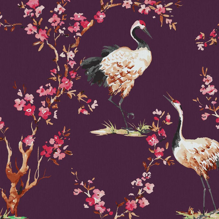 Manchurian Plum by RM CoCo Fabric