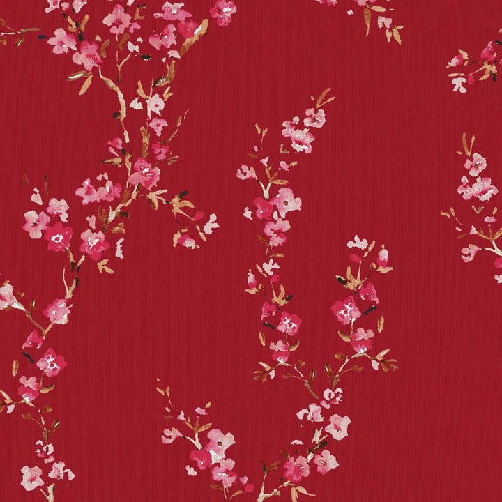 Manchurian Blossoms Maraschino by RM CoCo Fabric ColorWorks Fall 2021 RM Studio See Sample 0 Horizontal: 27 and Vertical: 27 0 - Fabric Carolina -