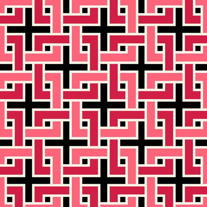 Manchurian Fret Onyx by RM CoCo Fabric