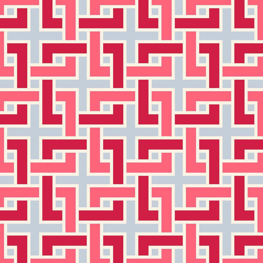 Manchurian Fret Wedgewinkle by RM CoCo Fabric ColorWorks Fall 2021 RM Studio See Sample 0 Horizontal: 3 and Vertical: 3 0 - Fabric Carolina -