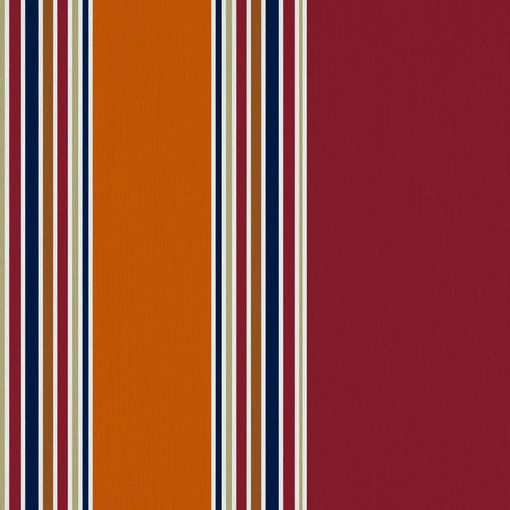 Ming Stripe Cinnabar by RM CoCo Fabric ColorWorks Fall 2021 RM Studio See Sample 0 Horizontal: 9 and Vertical: 0 0 - Fabric Carolina -