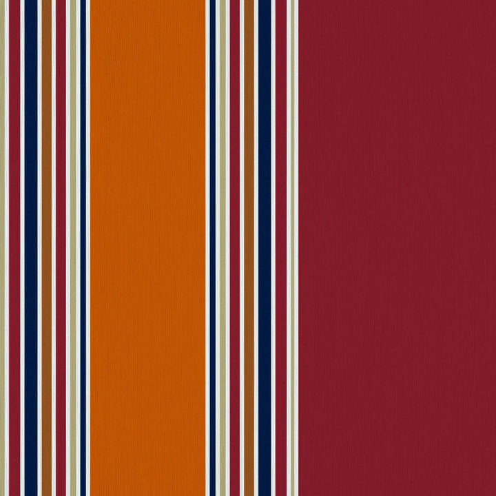 Ming Stripe Cinnabar by RM CoCo Fabric