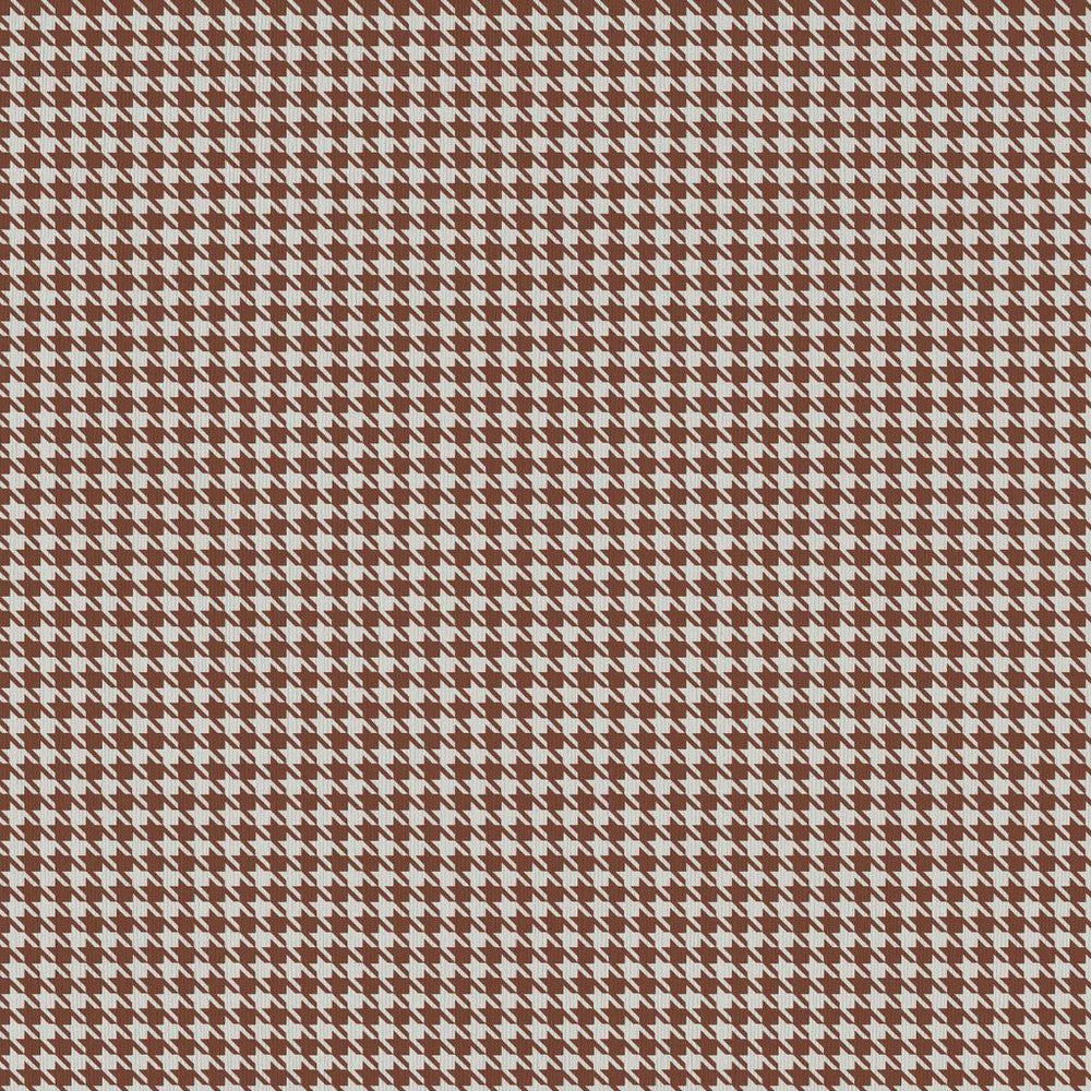 Sherlock Houndstooth Chestnut by RM CoCo Fabric