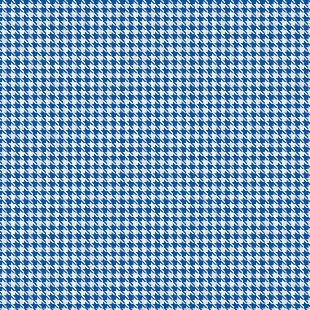 Sherlock Houndstooth Sapphire by RM CoCo Fabric